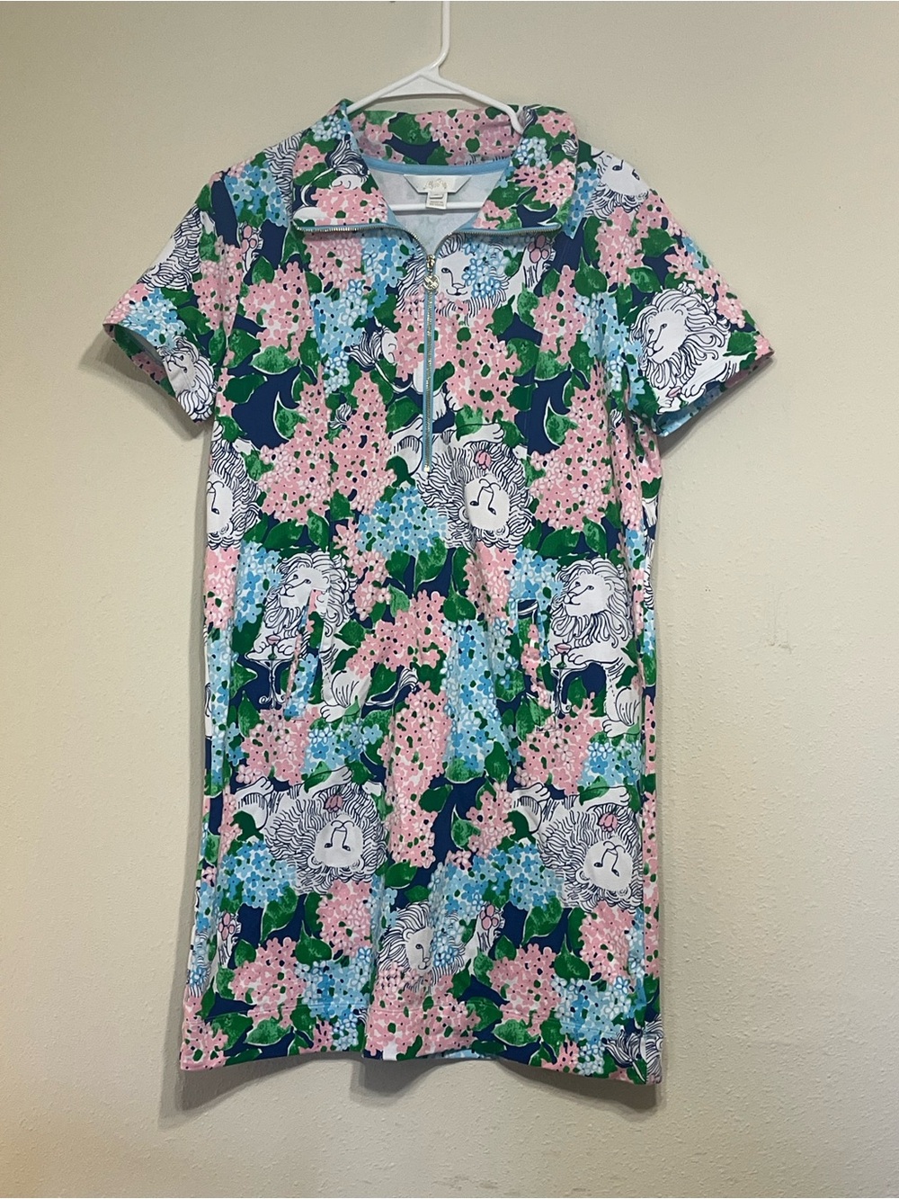 NWOT Lilly Pulitzer UPF 50+ Eleni dress “Lydia the Lion”